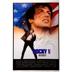 Sylvester Stallone Autograph Signed Rocky Poster