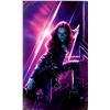Image 1 : Zoe Saldana Autograph Signed Avengers Gamora Poster