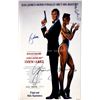 Image 1 : Roger Moore Autograph Signed James Bond 007 Poster