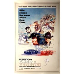 Christian Bale Autograph Signed Fast Furious Poster Vin Diesel