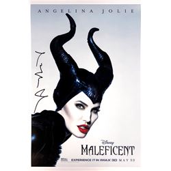 Angelina Jolie Autograph Signed Maleficent Poster