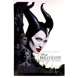 Angelina Jolie Autograph Signed Maleficent Poster
