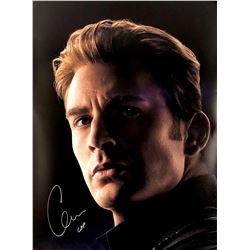 Chris Evans Autograph Signed Avengers Poster