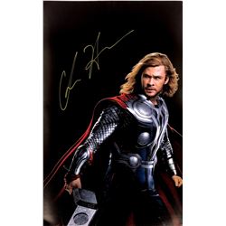 Chri Hemsworth Natalie Portman Autograph Signed Thor Poster