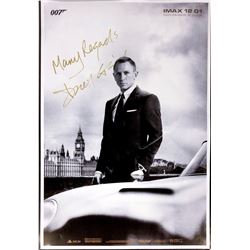 Daniel Craig Autograph Signed James Bond 007 Poster