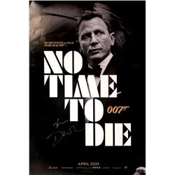 Daniel Craig Autograph Signed No Time To Die Poster