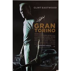 Clint Eastwood Autograph Signed Gran Torino Poster
