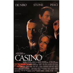 Robert De Niro Autograph Signed Casino Sharon Stone Poster