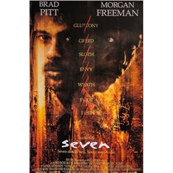 Morgan Freeman Autograph Signed Seven Poster