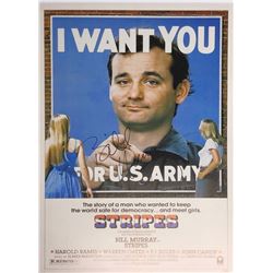 Bill Murray Autograph Signed Stripes Poster