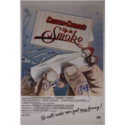 Cheech Marin Autograph Signed Cheech and Chongs Up in Smoke Poster