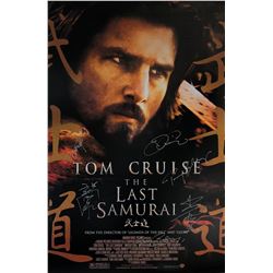 Tom Cruise Autograph Signed Last Samurai Poster