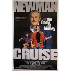 Paul Newman Autograph Signed Color of Money Poster