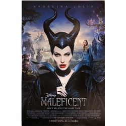 Angelina Jolie Autograph Signed Maleficent Poster