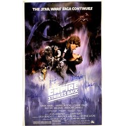 Autograph Signed Star Wars Empire Strikes Back Poster
