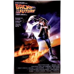 Autograph Signed Back to Future Poster