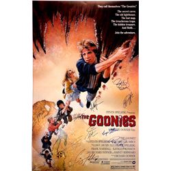 Autograph Signed Goonies Poster