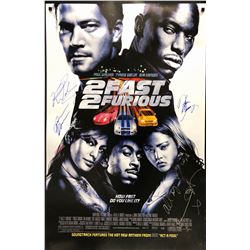 Autograph Signed 2 Fast 2 Furious Poster