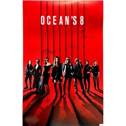 Autograph Signed Ocean 8 Poster