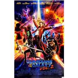 Autograph Signed Guardians of the Galaxy Vol 2 Poster