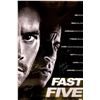 Image 1 : Autograph Signed Fast and Furious 5 Poster