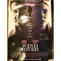 Wind River Autographed Signed Poster