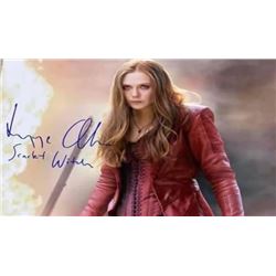 Elizabeth Olsen Autographed Signed Photo
