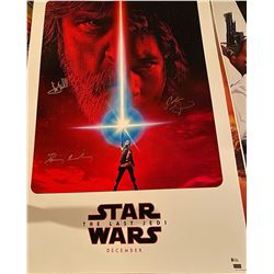 Star Wars Autographed Signed Poster