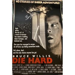 Die Hard Autographed Signed Poster