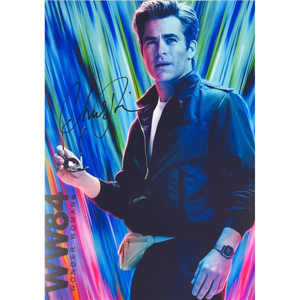 Wonder Woman 1984 Chris Pine Autographed Signed