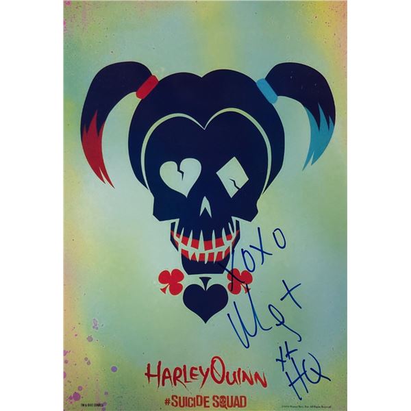 Margot Robbie Signed Autograph Harley Quinn Photo