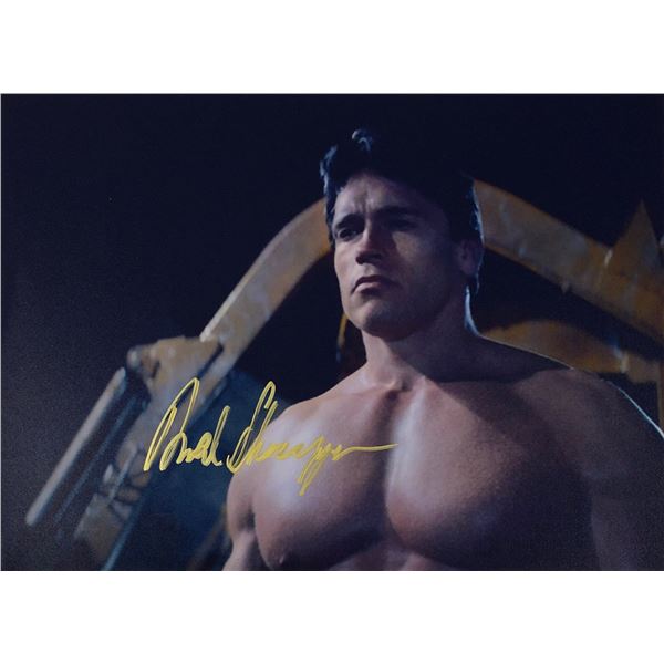 Lord of the Ring Arnold Schwarzenegger Photo Autographed Signed