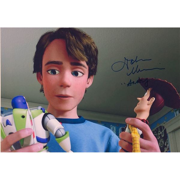 Toy Story Andy John Morris Photo Autographed Signed