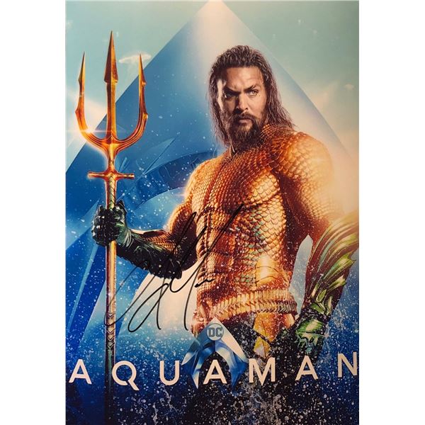 DC Aquaman Jason Momoa Autographed Signed Photo