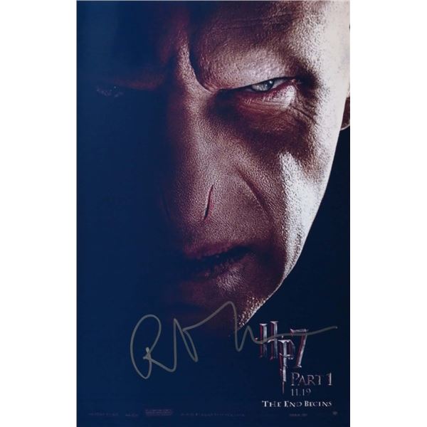 Ralph Fiennes Harry Potter Deathly Hallows 1 Photo Signed