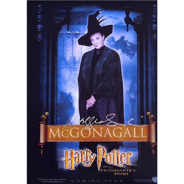 Maggie Smith Harry Potter Sorcerer's Stone SIGNED Photo