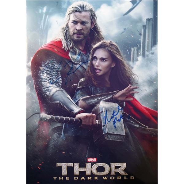 Thor Dark World Chris Hemsworth Signed Photo