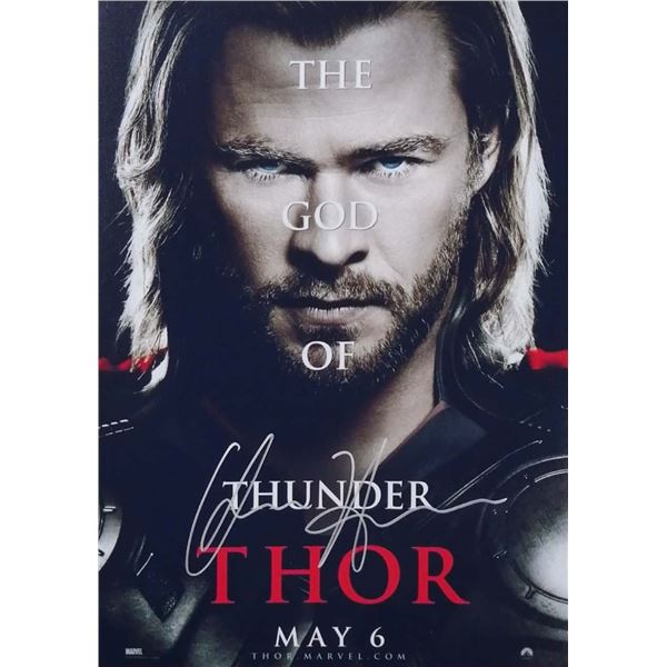 Thor Chris Hemsworth Signed Photo