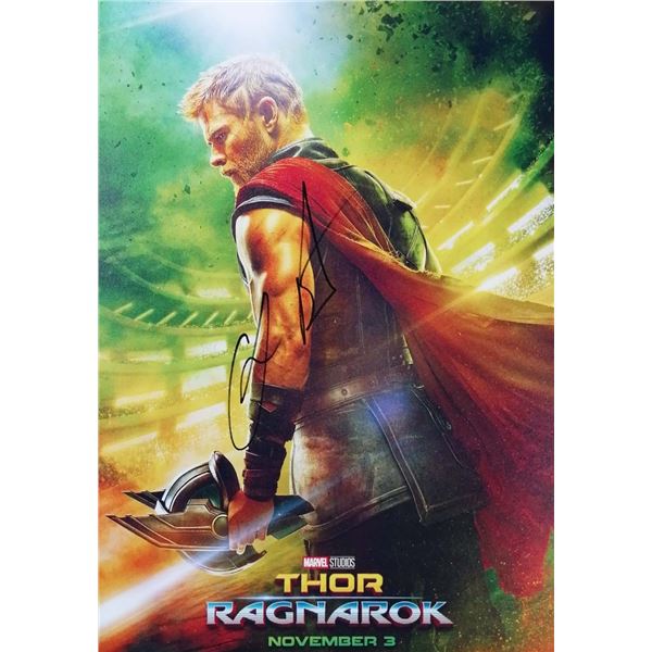Thor 3 Chris Hemsworth Signed Photo