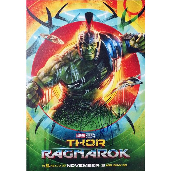 Thor 3 Mark Ruffalo Signed Photo