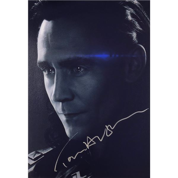 Avengers Endgame Tom Hiddleston Signed Photo
