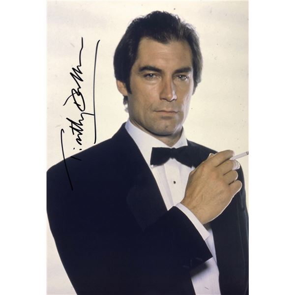 James Bond 007 Timothy Dalton Signed Photo