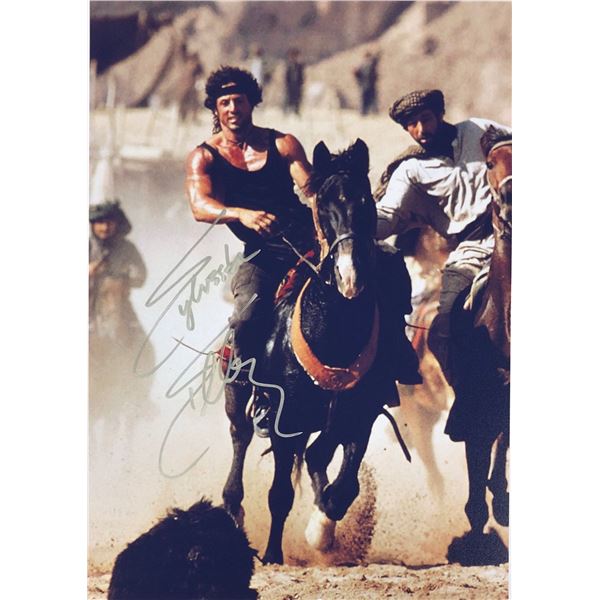 Rambo Sylvester Stallone Signed Photo