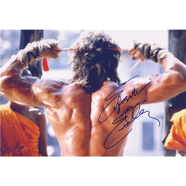 Rambo Sylvester Stallone Signed Photo