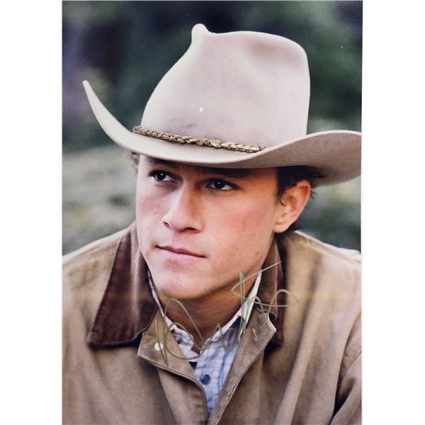 Brokeback Mountain Heath Ledger Signed Photo