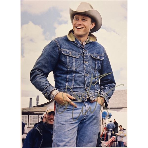 Brokeback Mountain Heath Ledger Signed Photo