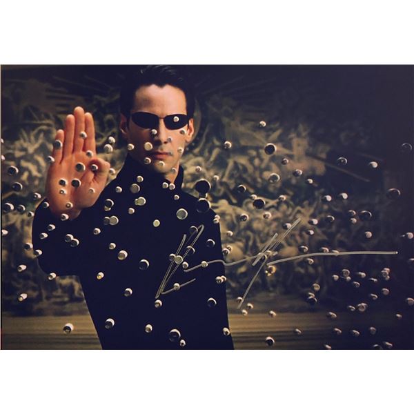 Matrix Keanu Reeves Signed Photo