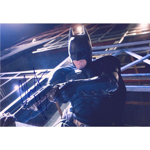 Batman Dark Knight Christian Bale Signed Photo