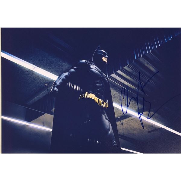 Batman Dark Knight Christian Bale Signed Photo