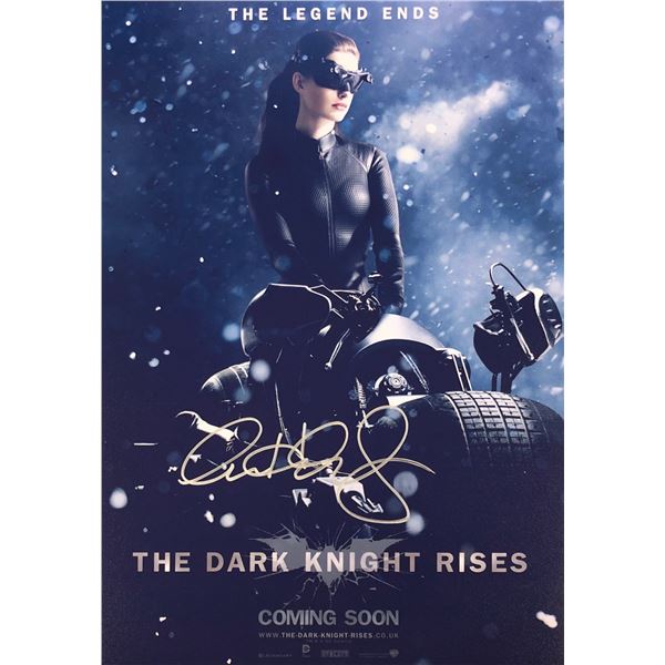 Batman Dark Knight Anne Hathaway Signed Photo